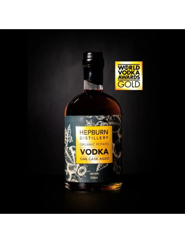 Hepburn Distillery Oak Cask Aged Organic Potato Vodka 500mL
