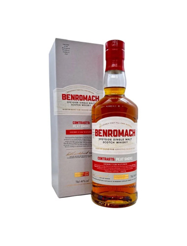 Benromach Contrasts Peat Smoke Single Malt Scotch Whisky 700mL