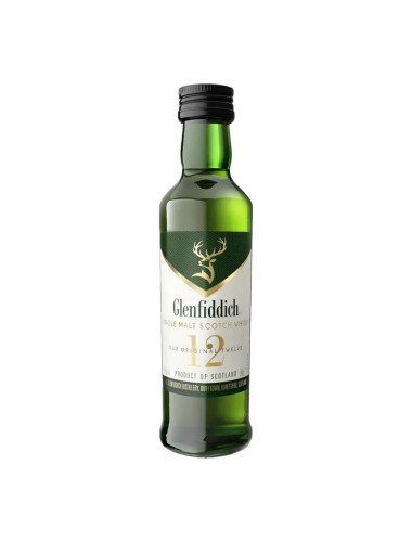 Glenfiddich 12 Year Old Single Malt Scotch Whisky 50mL
