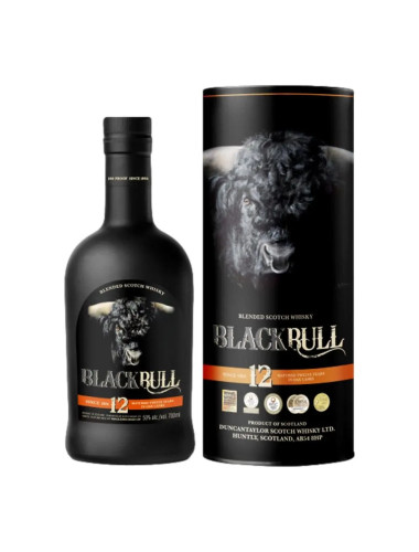 Black Bull 12 Year Old Blended Scotch Whisky 700mL