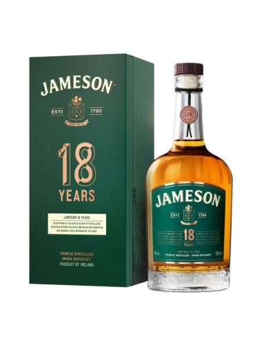 Jameson 18 Year Old Irish Blended Whisky 700mL