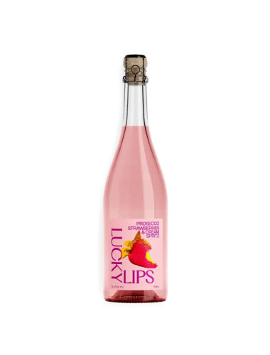 Lucky Lips Prosecco Strawberries & Cream Spritz 750mL