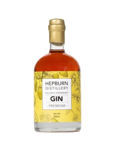 Hepburn Distillery Bullarto Strawberry Premium Gin 500mL