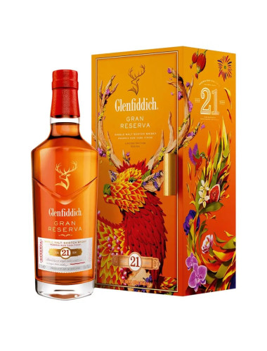 Glenfiddich 21 Year Old Gran Reserva Lunar New Year Gift Box 700mL