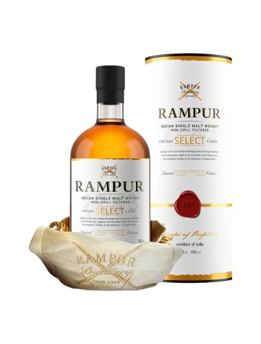 Rampur Vintage Select Cask Indian Single Malt Whisky 700mL