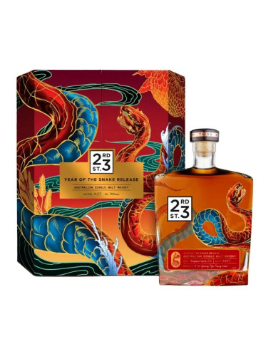 23rd Street Distillery Year Of The Snake Australian Single Malt Whisky 700mL