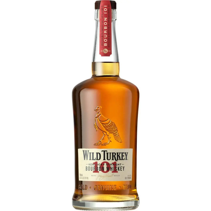 Wild Turkey 101 Proof Kentucky Straight Bourbon 700mL Bottle
