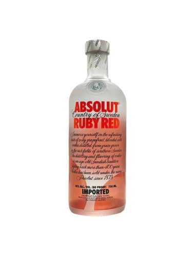 Absolut Ruby Red Vodka 750mL