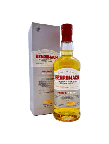 Benromach Contrasts Peat Smoke Single Malt Scotch Whisky 700mL 2010 Distilled