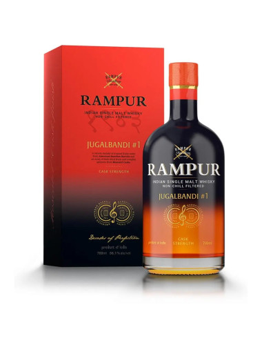 Rampur Jugalbandi #1 Cask Strength Single Malt Indian Whisky 700mL