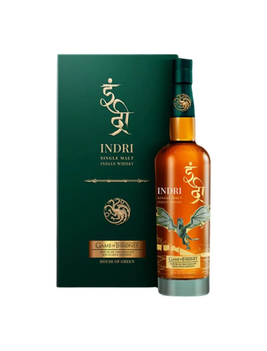 Indri Game Of Thrones House Of Green Single Malt Whisky 750mL