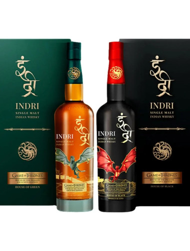 Indri Game Of Thrones Single Malt Whisky Bundle 750mL