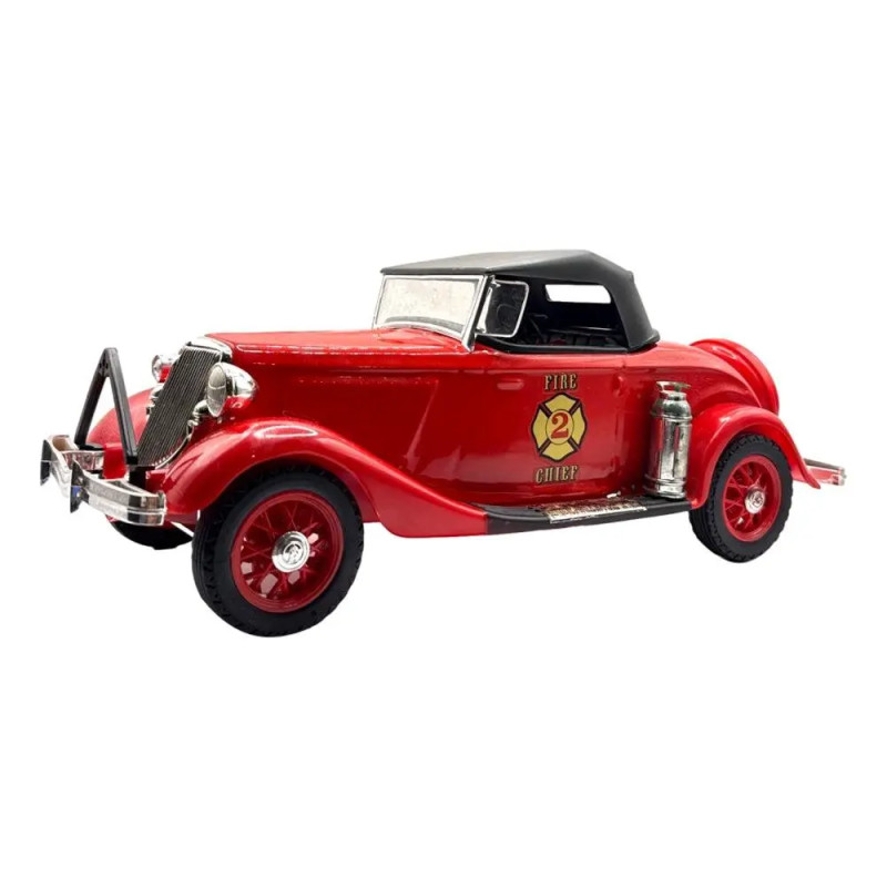Jim Beam 100 Months Old Decanter 1934 Fire Cheif Car 750mL - Unsealed But Filled