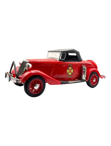 Jim Beam 100 Months Old Decanter 1934 Fire Cheif Car 750mL - Unsealed But Filled