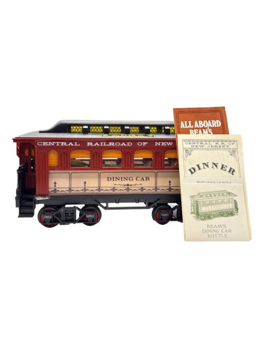 Jim Beam 100 Months Old Decanter Crnj Dining Car 750mL - Sealed With Box & Papers