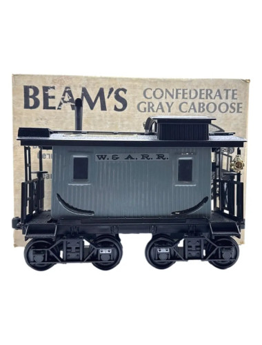 Jim Beam 100 Months Old Decanter W&A Confederate Grey Caboose 750mL - Sealed With Box & Papers