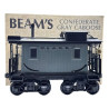 Jim Beam 100 Months Old Decanter W&A Confederate Grey Caboose 750mL - Sealed With Box & Papers