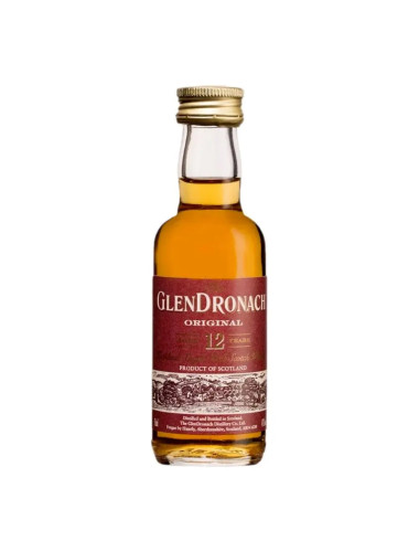 Glendronach 12 Year Old Single Malt Scotch Whisky Miniature 50mL