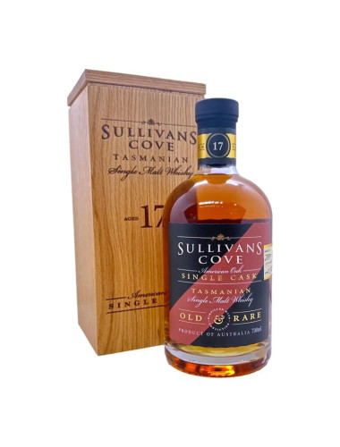 Sullivans Cove 17 YO American Oak Old & Rare 2nd Fill Single Cask Single Malt Whisky 700mL