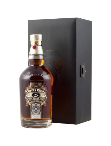 Chivas Regal 25 Year Old Blended Scotch Whisky 700mL In Leather Box - Old & Rare