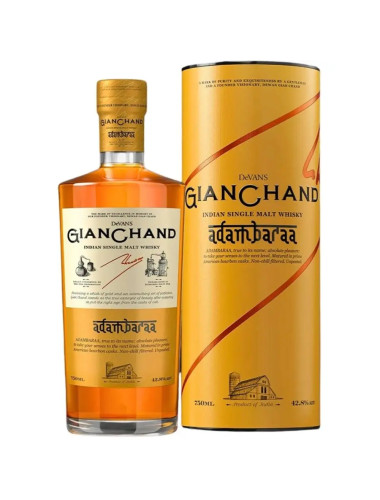 Devans Gianchand Adambaraa Single Malt Whisky 750mL