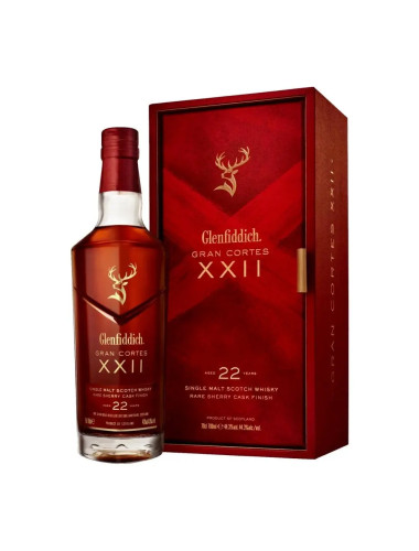 Glenfiddich 22 Year Old Gran Cortes Single Malt Scotch Whisky 700mL
