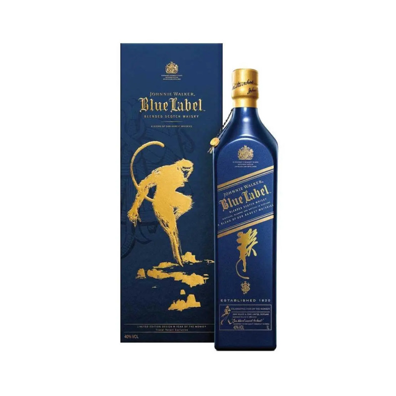 Johnnie Walker Blue Label Zodiac Year Of The Monkey 1000mL