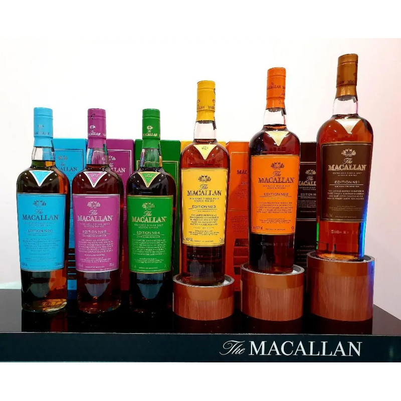 The Macallan Edition No. 1,2,3,4,5,6 Ultimate Set 700mL Ea