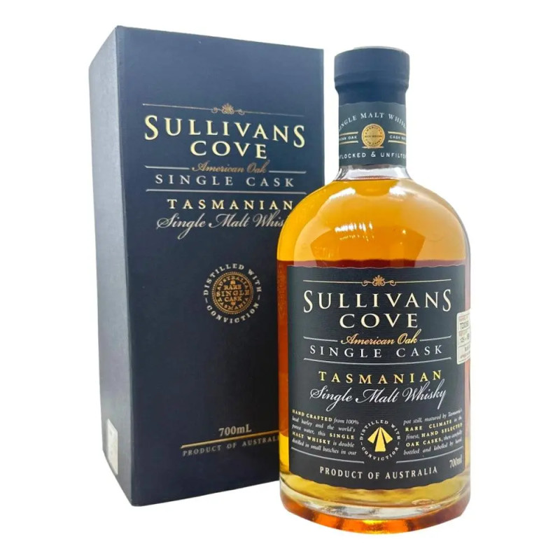 Sullivans Cove American Oak Ex-Bourbon Single Cask Whisky Barrel No. TD0266 700mL