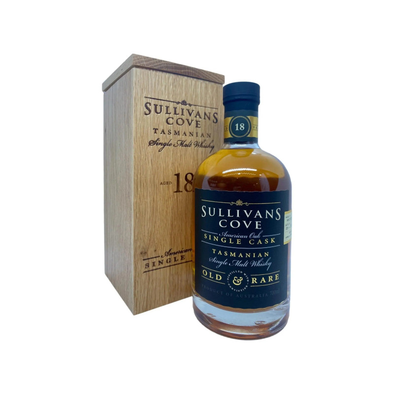 Sullivans Cove 18 YO American Oak Barrel Single Cask Single Malt Whisky 700mL Barrel No. HH0108
