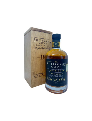Sullivans Cove 18 YO American Oak Barrel Single Cask Single Malt Whisky 700mL Barrel No. HH0108