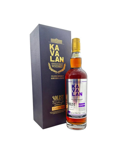 Kavalan Solist Peated Australian Exclusive Cask Strength Single Malt Taiwanese Whisky 700mL