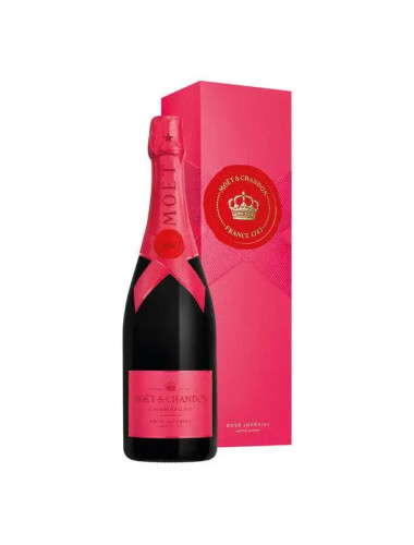 Moet & Chandon Red Imperial Brut NV Champagne 750mL