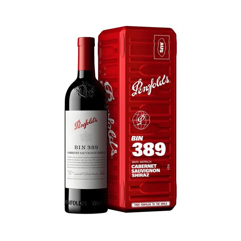 Penfolds Bin 389 Cabernet Shiraz Gift Tin 2023 750mL