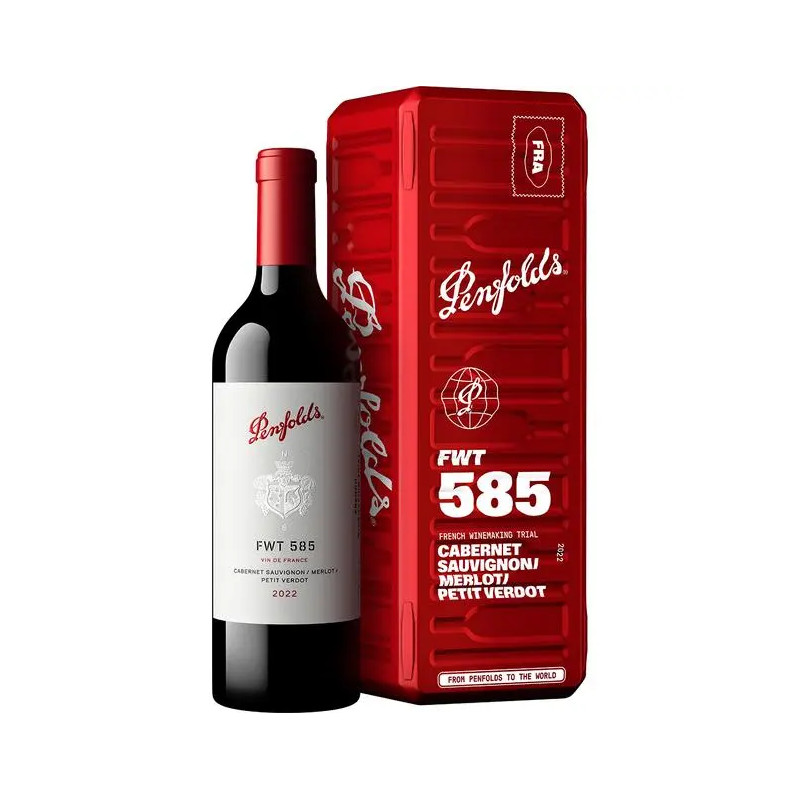 Penfolds Fwt 585 Cabernet Merlot Petit Verdot 2022 Holiday Gift Box 750mL