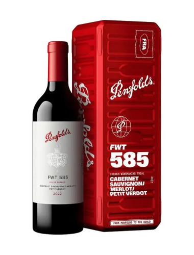 Penfolds Fwt 585 Cabernet Merlot Petit Verdot 2022 Holiday Gift Box 750mL