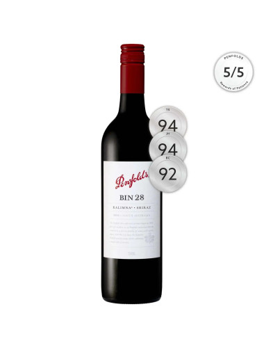 Penfolds Bin 28 Kalimna Shiraz 2008 - 50th Vintage In A Gift Box