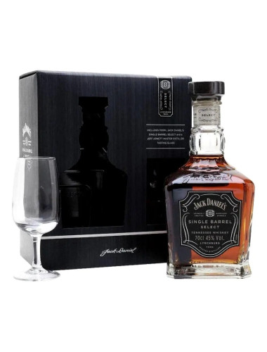 Jack Daniel's Single Barrel Gift Pack with Jeff Arnett Master Distiller Tasting Glass 700mL
