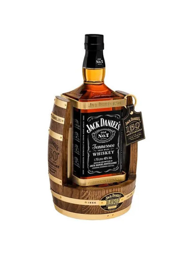 Jack Daniel's Old No. 7 150th Anniversary Tennessee Whisky & Cradle 1.75L