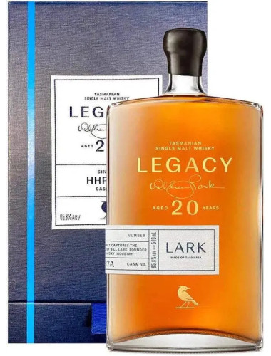 Lark Legacy 20 YO cask HHF587A Single Malt Whisky 500mL