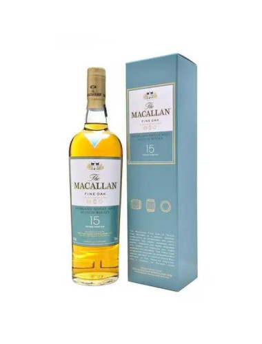 The Macallan Fine Oak 15 Year Old Single Malt Scotch Whisky Discontinued 700mL