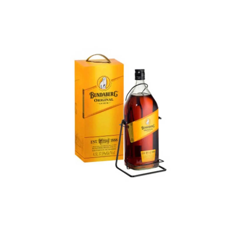 Bundaberg Rum On A Cradle Limited Edition 4.5L Rare & Discontinued - With Box