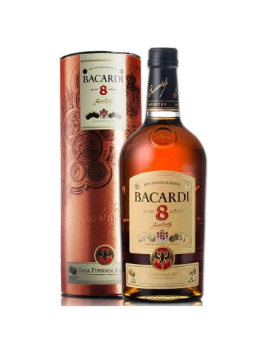 Bacardi Reserva Ocho 8 Year Old Rum 1000mL OLD BOTTLING