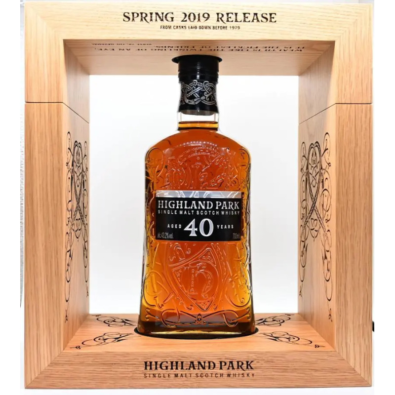 Highland Park 40 Year Old Spring 2019 Release Single Malt Scotch Whisky 700mL