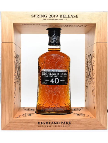 Highland Park 40 Year Old Spring 2019 Release Single Malt Scotch Whisky 700mL
