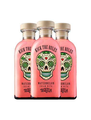 Kick The Rules Watermelon Cream with Tequila Liqueur 3X700mL