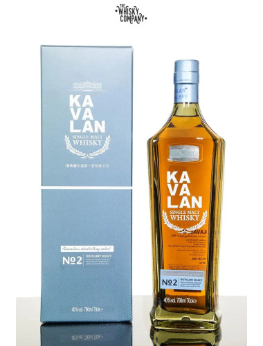 Kavalan Distillery Select No.2 Single Malt Taiwanese Whisky 700ml