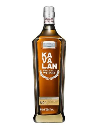 KAVALAN DISTILLERY SELECT No1 SINGLE MALT TAIWANESE WHISKY 700ml
