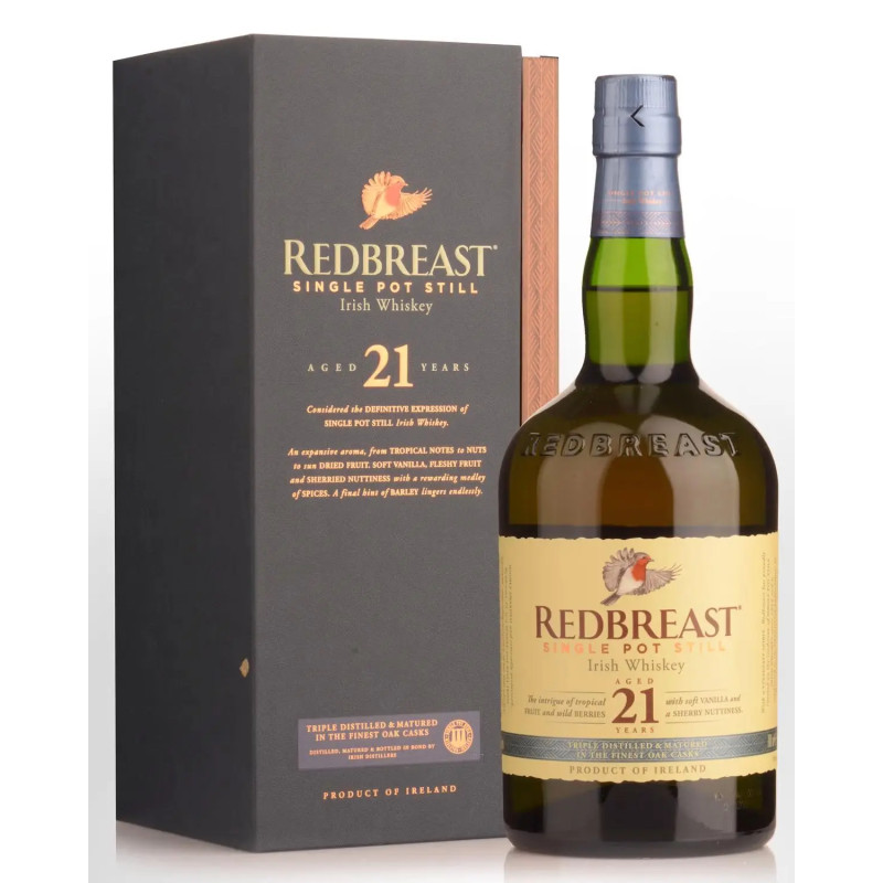 Redbreast 21 Year Old Single Pot Still Irish Whiskey