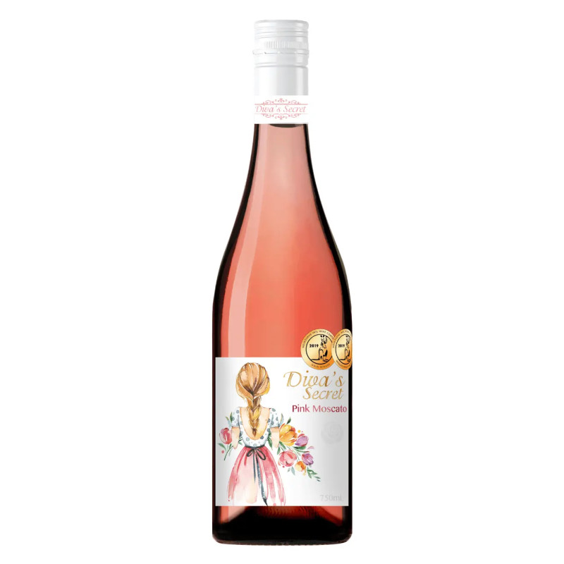 2024 Diva's Secret Pink Moscato 750ml